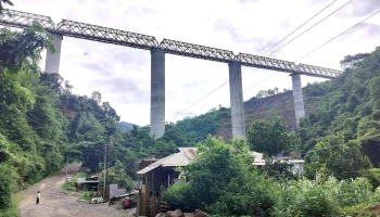 Khumji, Noney World's Tallest Pier Railway Bridge (141m) - Railway Bridge