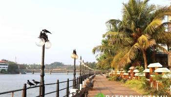 Mahe River Side Walkway - மாஹே
