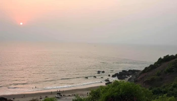Vagator Beach Sunset Point - Vagator Beach Rd