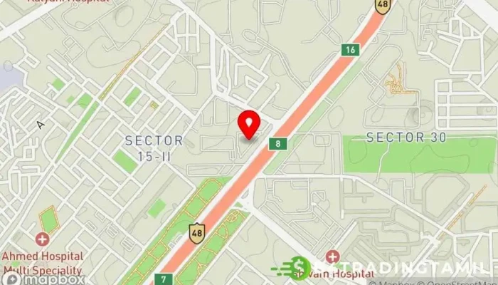 வரைபடம் 32nd Avenue சுற்றுலா பயணி ஈர்ப்பிடங்கள், உணவகம் இல் Gurugram, குருகிராம்