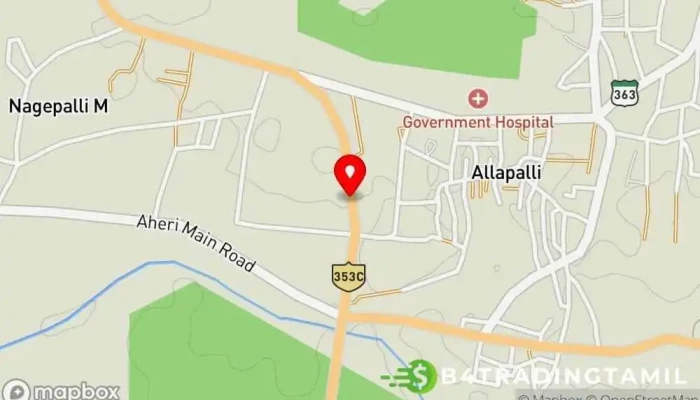 Allaapplllli வரைபடம் - அல்லாப்பள்ளி