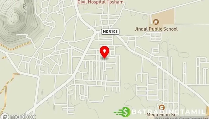 Axis Bank Branch -  வரைபடம் - Tosham Rural, தோஷாம் ரூரல்