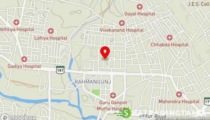 Bank Of Maharashtra -    Jalna Main வரைபடம் - Jalna, ஜால்னா