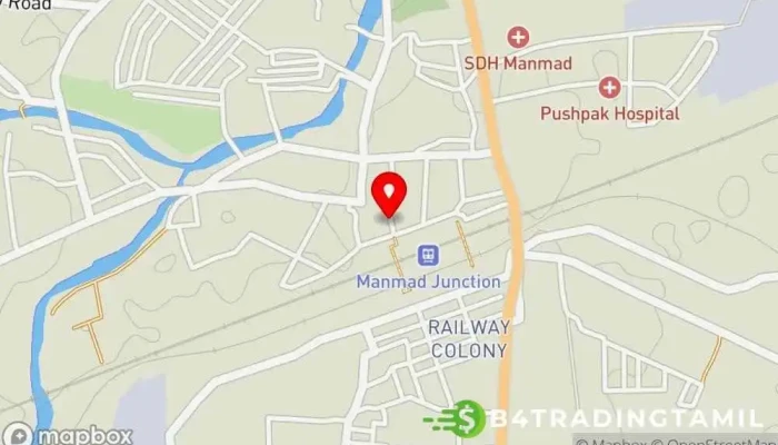 Bank Of Maharashtra -    Manmad Branch வரைபடம் - Manmad, Nashik