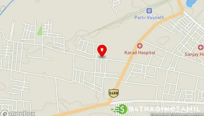 Bank Of Maharashtra -    Parli Vaijnath Branch வரைபடம் - Parli Vaijnath, Beed