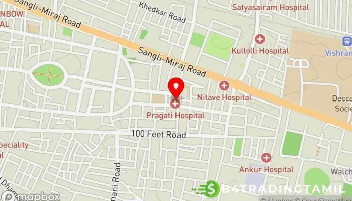 Geojit Financial Services Ltd -  வரைபடம் - Sangli, சாங்க்லி மிரஜ் குப்வாத்