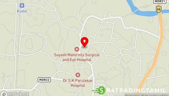 Hotel Kulswamini -  வரைபடம் - Kudal, குடால்