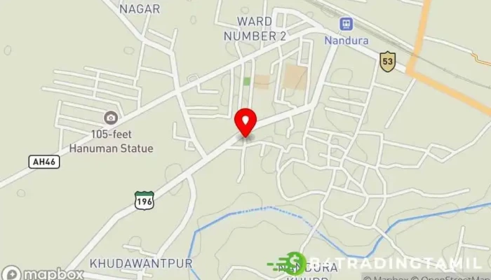 Icici Bank Ltd Naigaon Tal Nandura  Branch Atm வரைபடம் - புல்டன, நாந்துரா