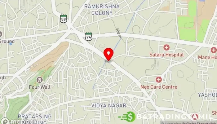 Karnataka Bank -    Satara Branch வரைபடம் - Satara, சாதாரா
