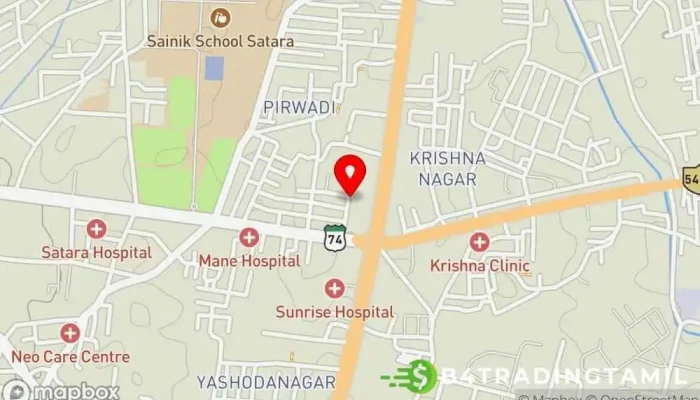 State Bank Of India Godoli -    Satara Branch வரைபடம் - Satara, பிர்வேடி