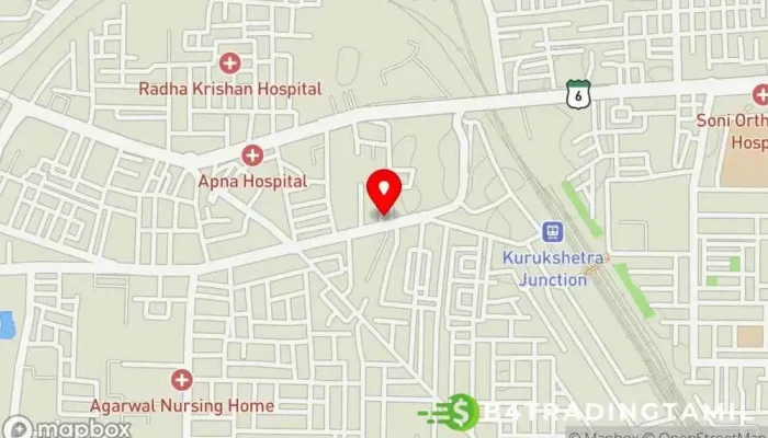 Stteett Vngki Aap Intiyaa வரைபடம் - Thanesar, குருக்ஷேத்ரா
