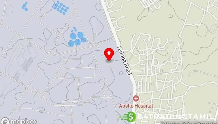 Turkaapuur வரைபடம் - சந்திரபூர்